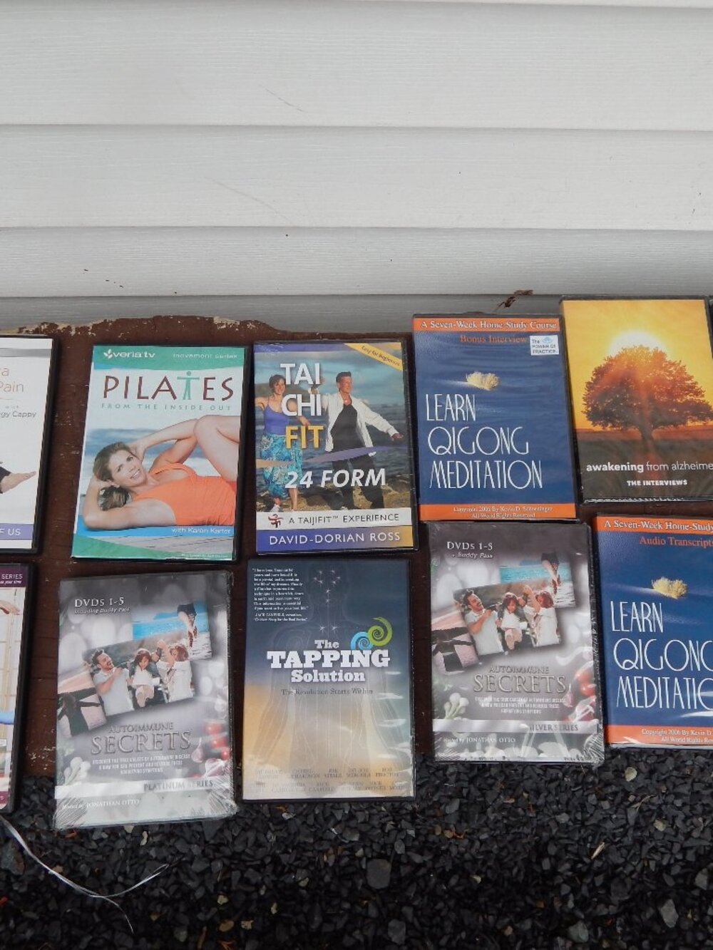 Assorted DVD Pilates Yoga Tai Chi & Mental Well Being DVD Lot